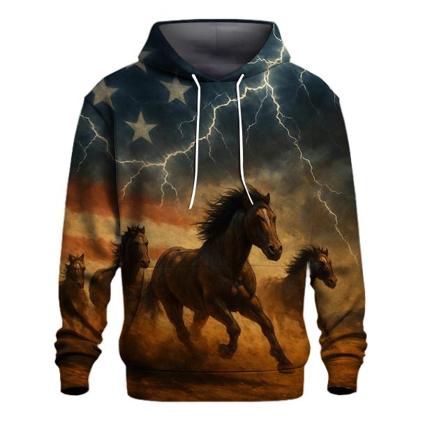 Frontier Thunder Run printed hoodies