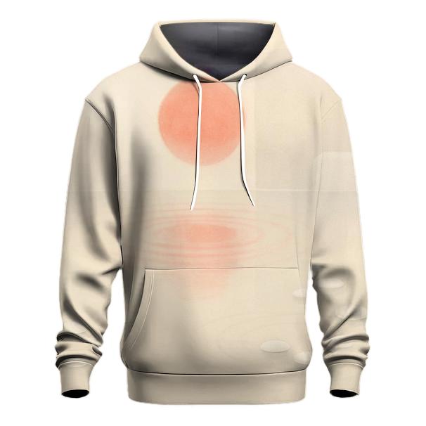 Japanese Flag Reflected In Zen Water Garden hoodie trends