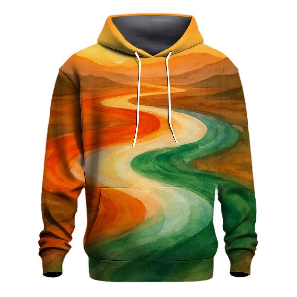 Indian Flag River Of Light At Sunset hoodie styles
