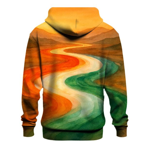 Indian Flag River Of Light At Sunset hoodie styles