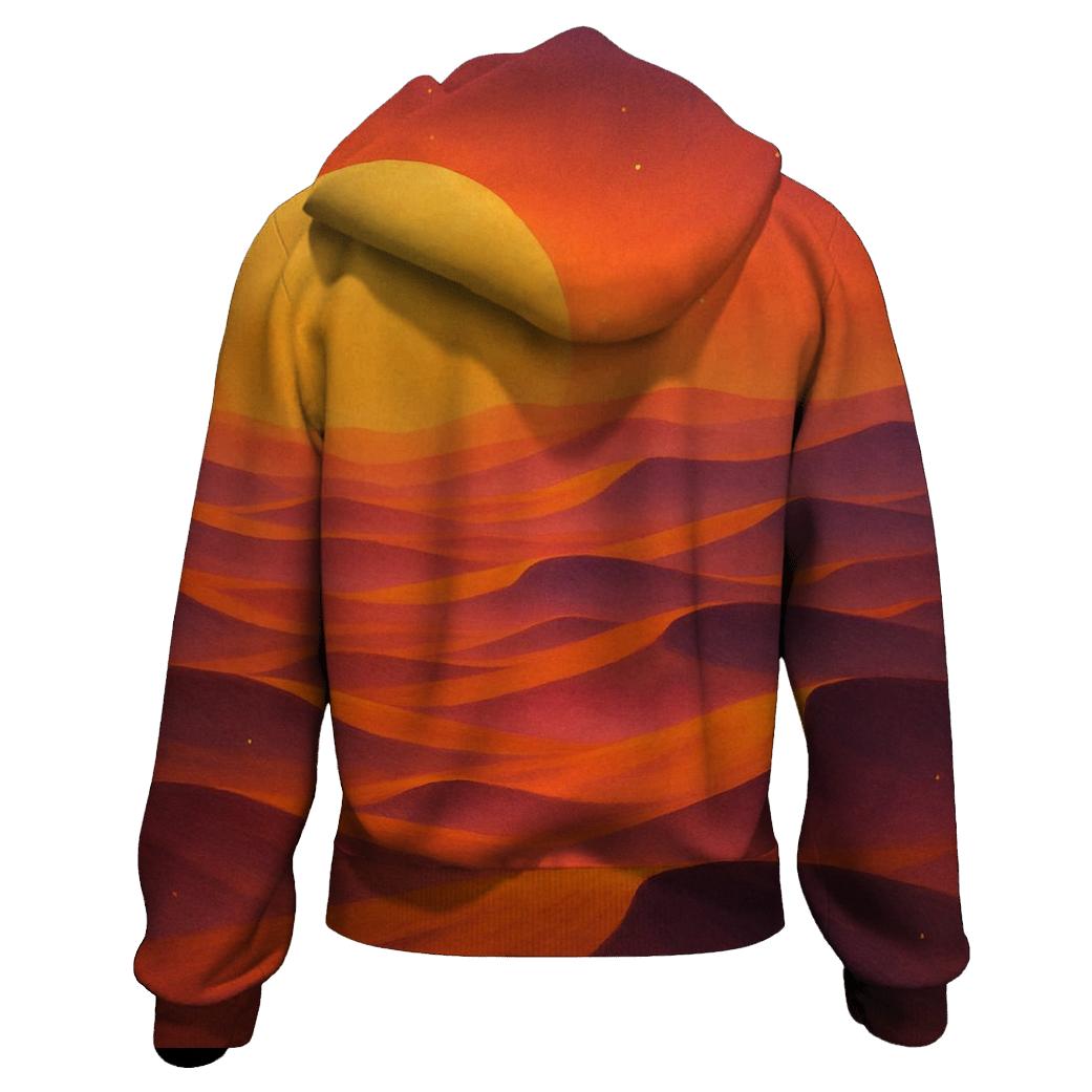 Celestial Dunes At Emberfall custom hoodies
