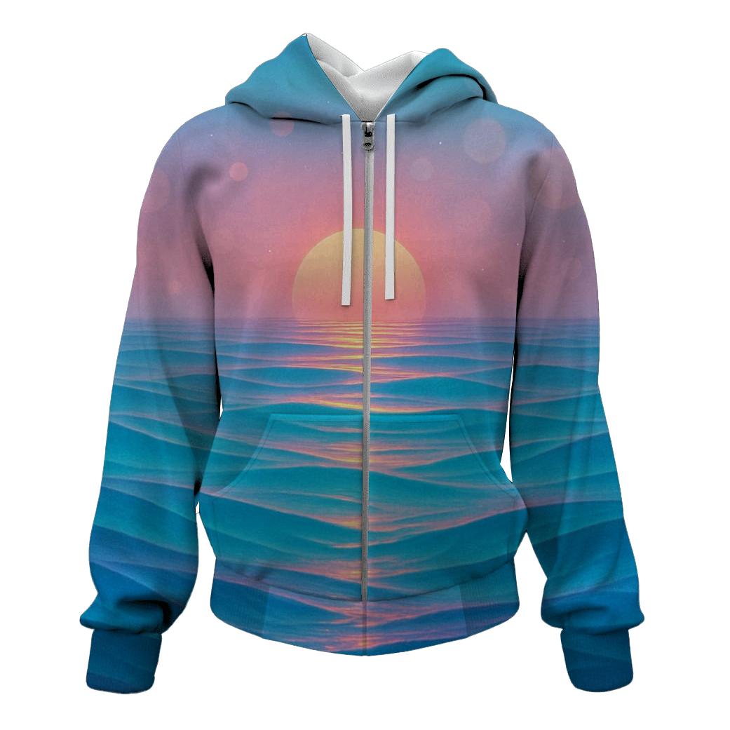 Twilight Tides Of Prism Bay designer hoodies