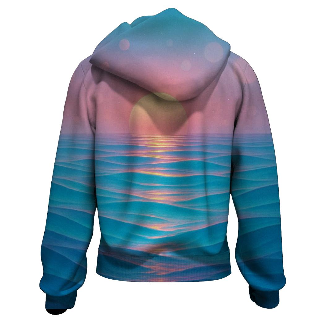 Twilight Tides Of Prism Bay designer hoodies