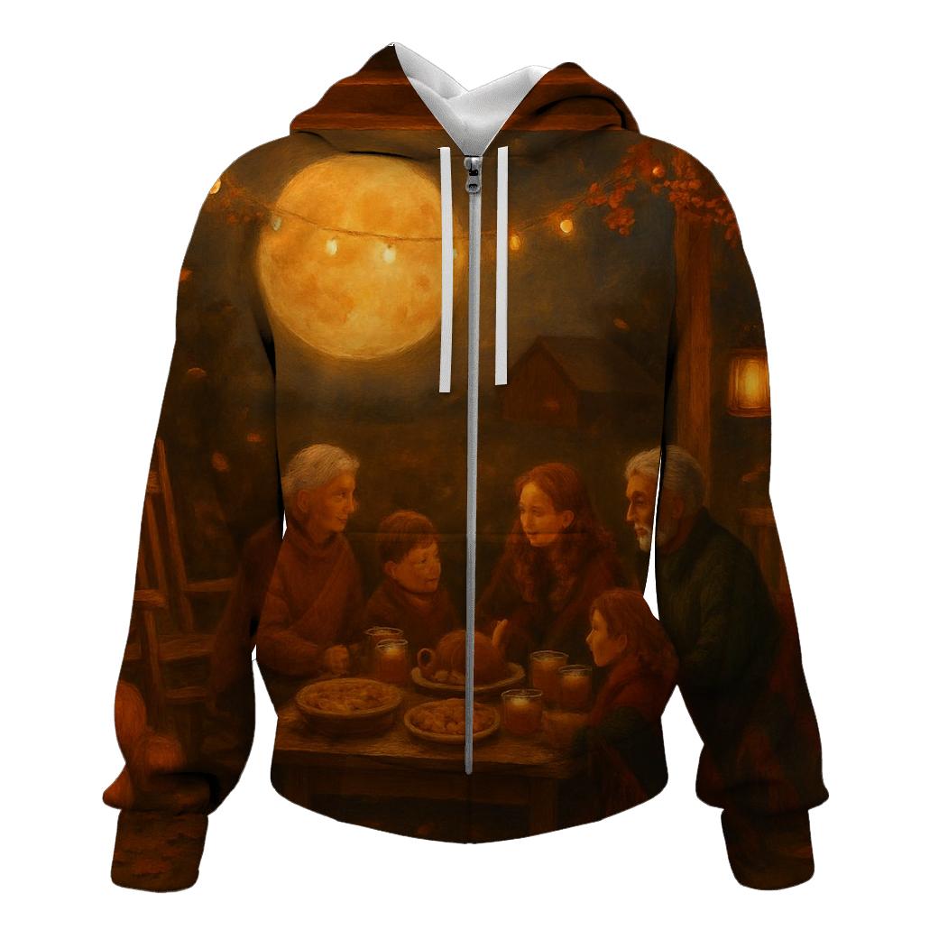 Harvest Moon Porch Gathering pullover hoodies