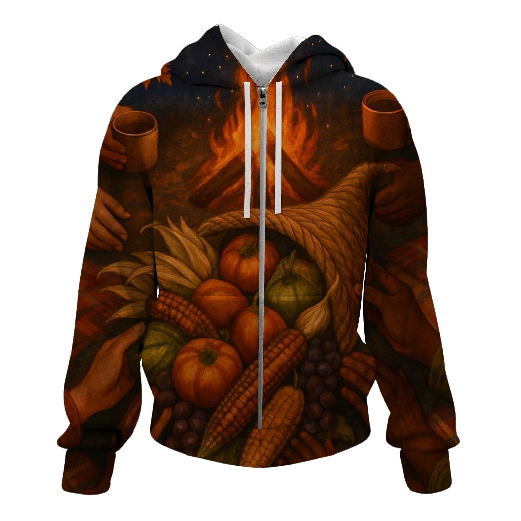 Cornucopia Circle Around The Fire hoodie trends