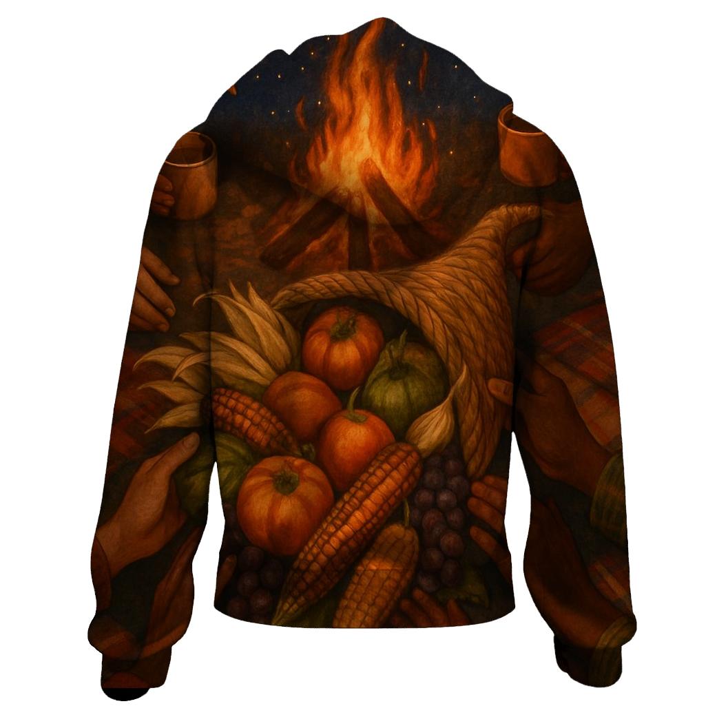 Cornucopia Circle Around The Fire hoodie trends