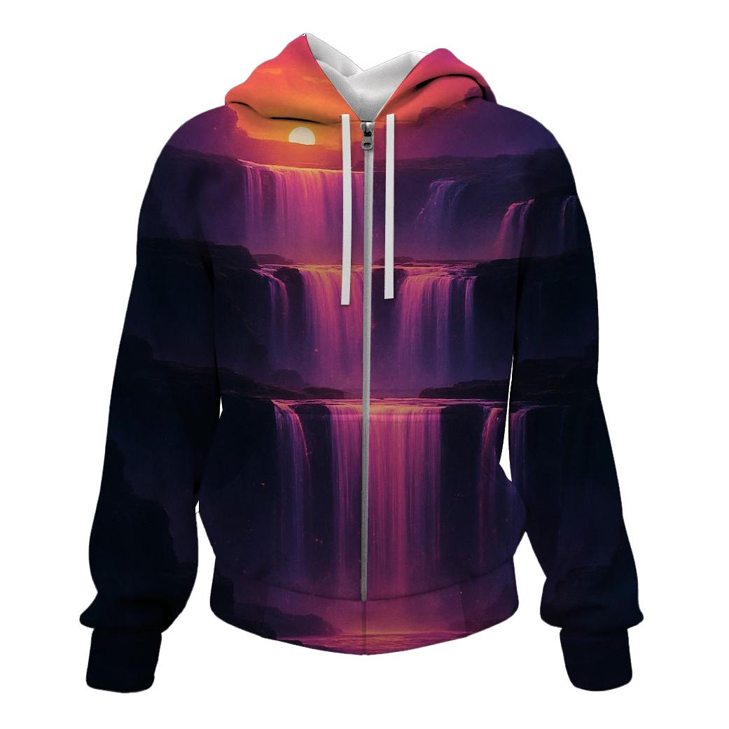 Indigo Cascades At Sunfall Ridge pullover hoodies