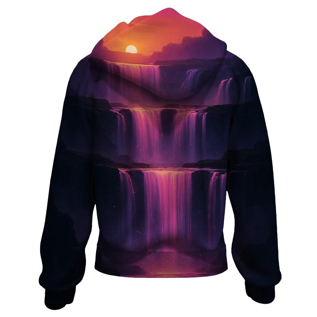 Indigo Cascades At Sunfall Ridge pullover hoodies