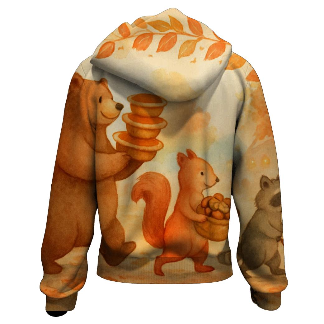 Thankful Harvest Parade Of Critters hoodies fashion