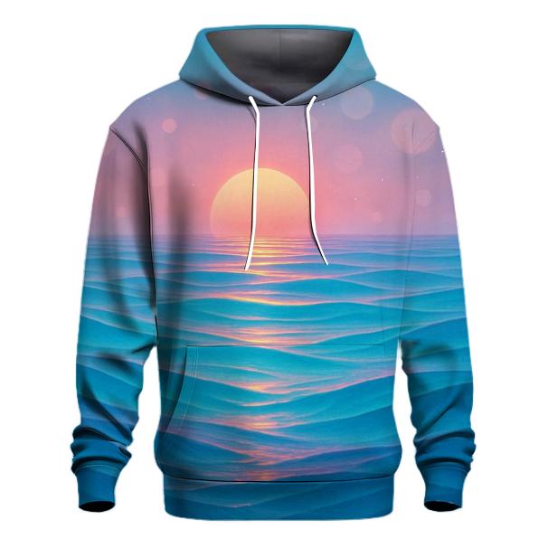 Twilight Tides Of Prism Bay zip-up hoodies