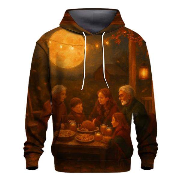 Harvest Moon Porch Gathering pullover hoodies