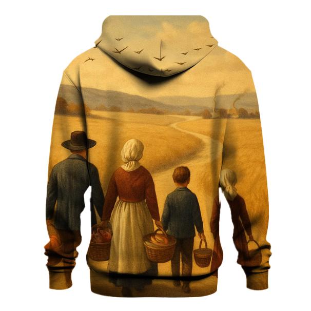Pilgrim Path Through Amber Fields heavyweight hoodies