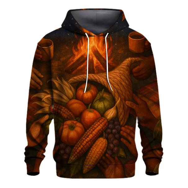 Cornucopia Circle Around The Fire premium hoodies