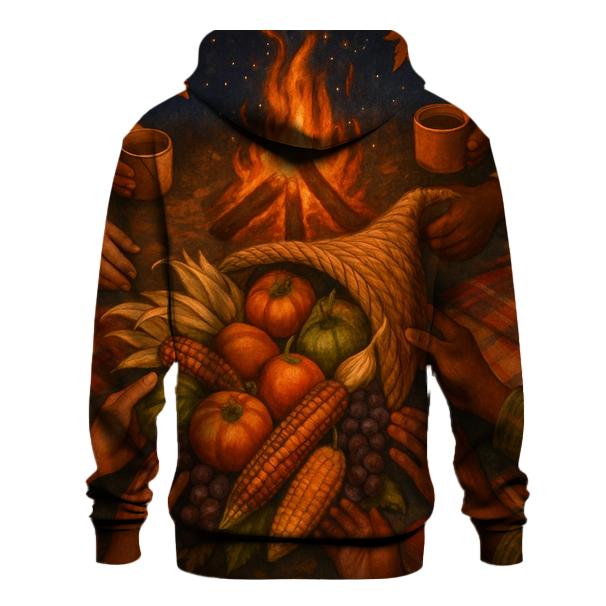 Cornucopia Circle Around The Fire premium hoodies