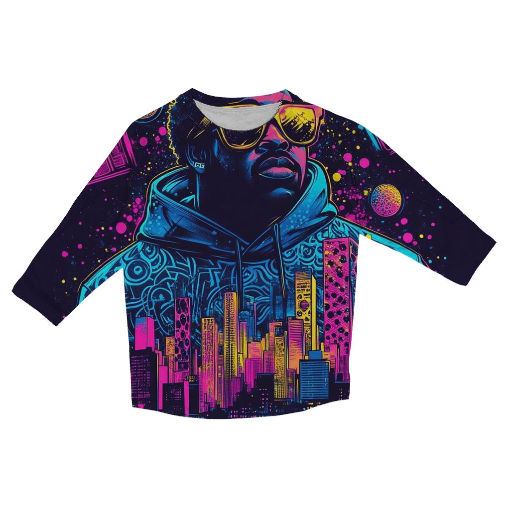 Brooklyn Skyline Biggie Dreamwave cotton quarter sleeve shirts