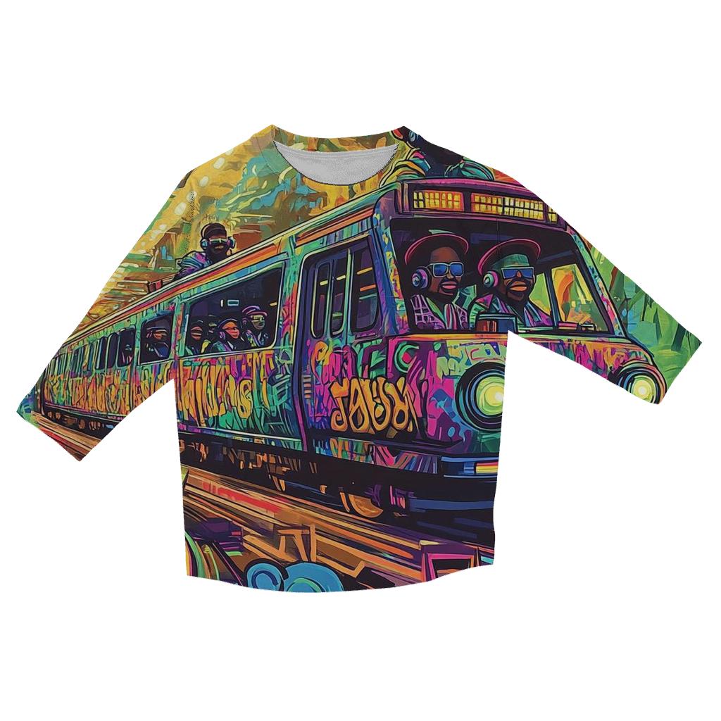 A Tribe Called Quest Subway Safari fashion 3/4 sleeve shirts