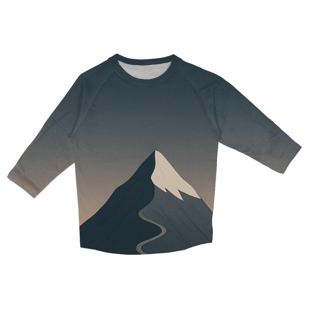 Mountain Of Quiet Resolve casual three quarter sleeve shirts