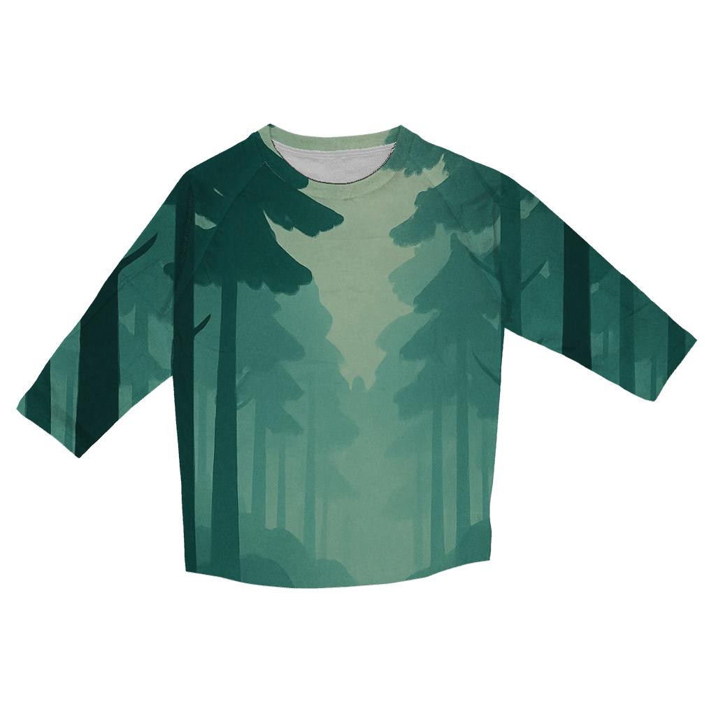 Silent Forest Sanctuary custom 3/4 sleeve shirts