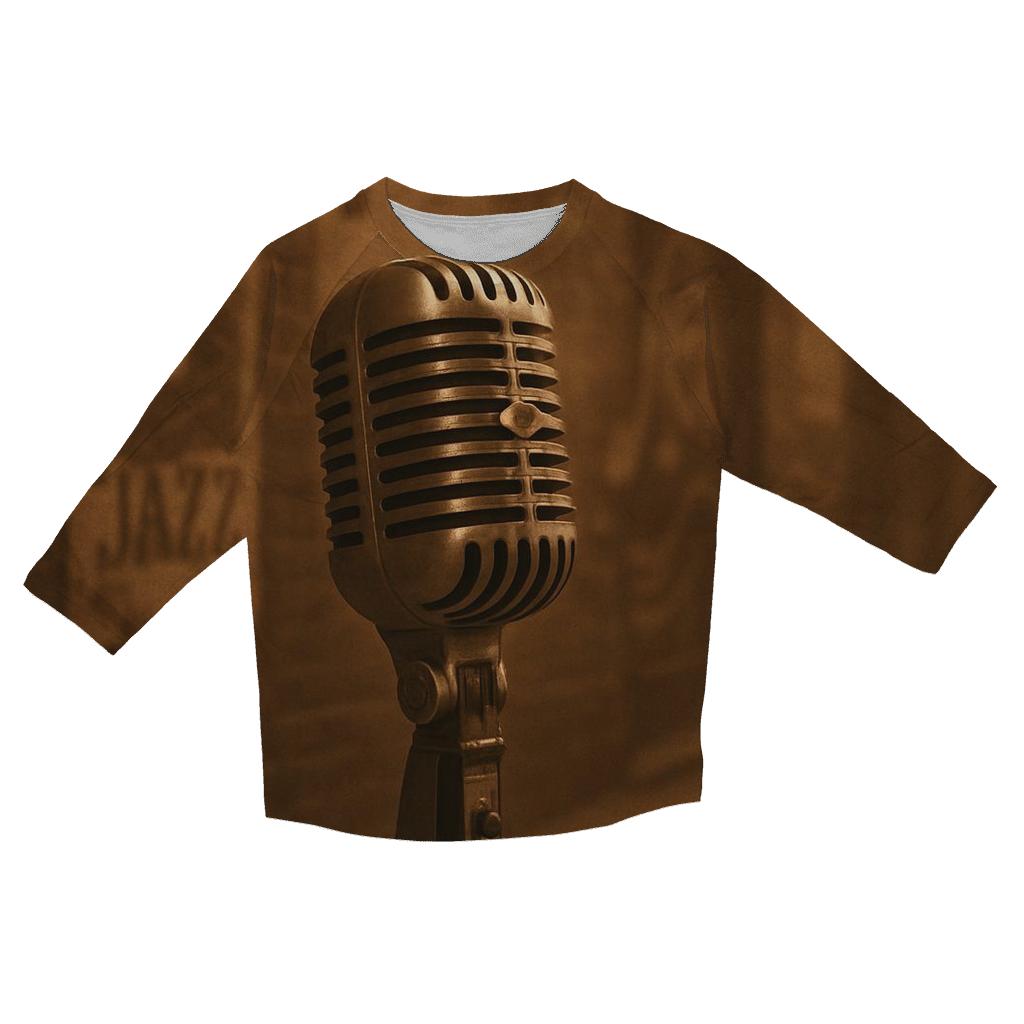 Sepia Street Microphone Session designer 3/4 sleeve blouses