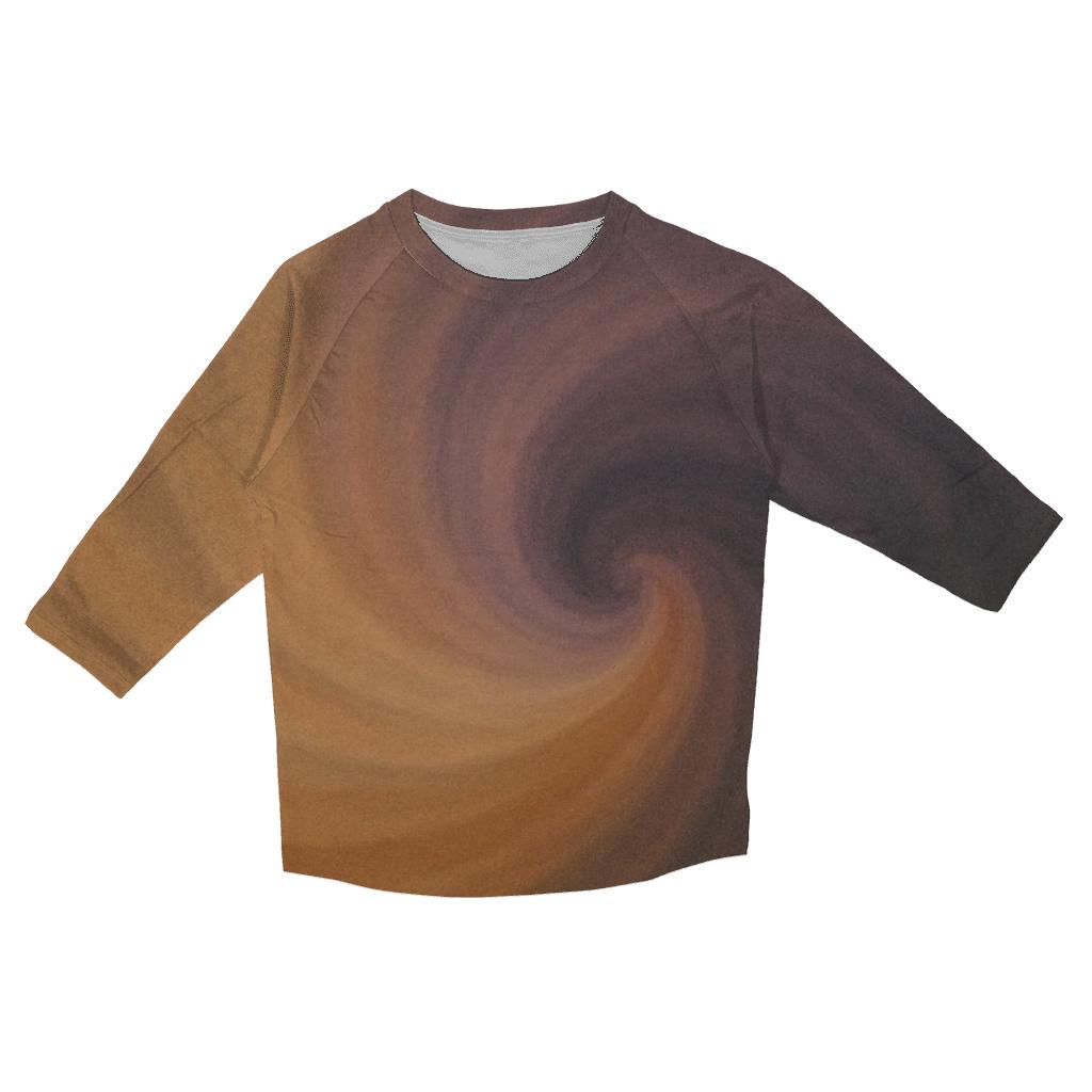 Celestial Sandstorm Fade cotton quarter sleeve shirts