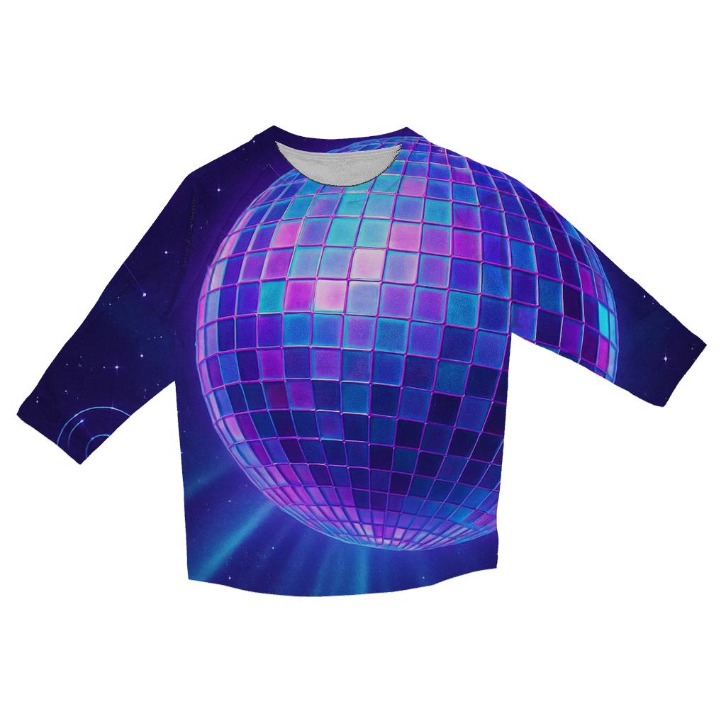 Holographic Disco Constellation custom 3/4 sleeve shirts