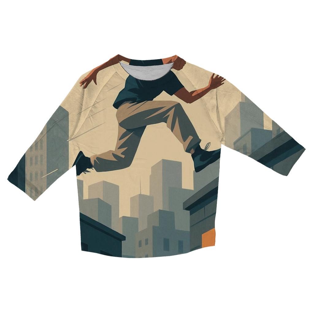 Urban Parkour Sprint trendy 3/4 sleeve tops