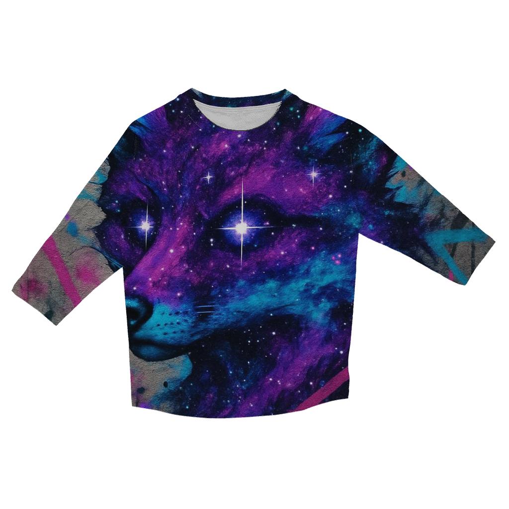 Galactic Street Graffiti Fox custom 3/4 sleeve shirts