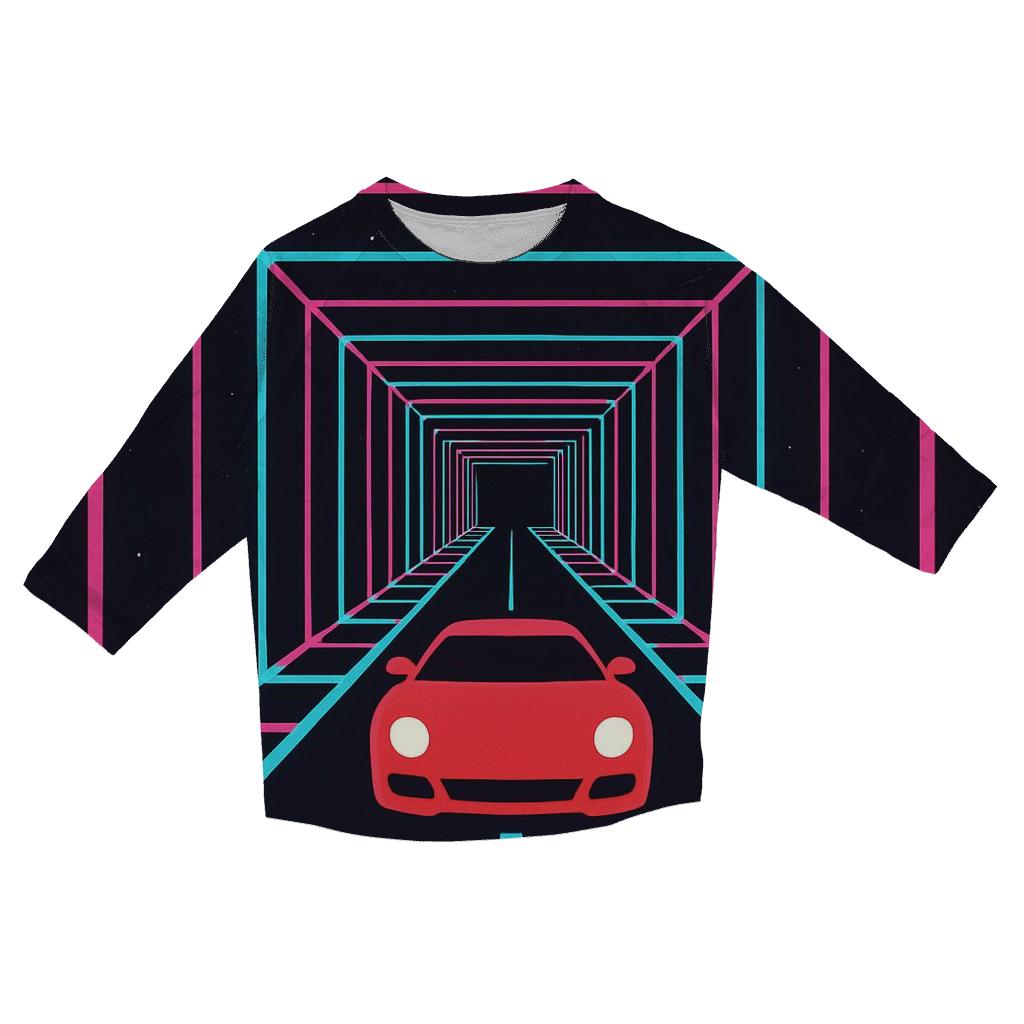 Vapor Tunnel Drive personalized 3/4 sleeve tees