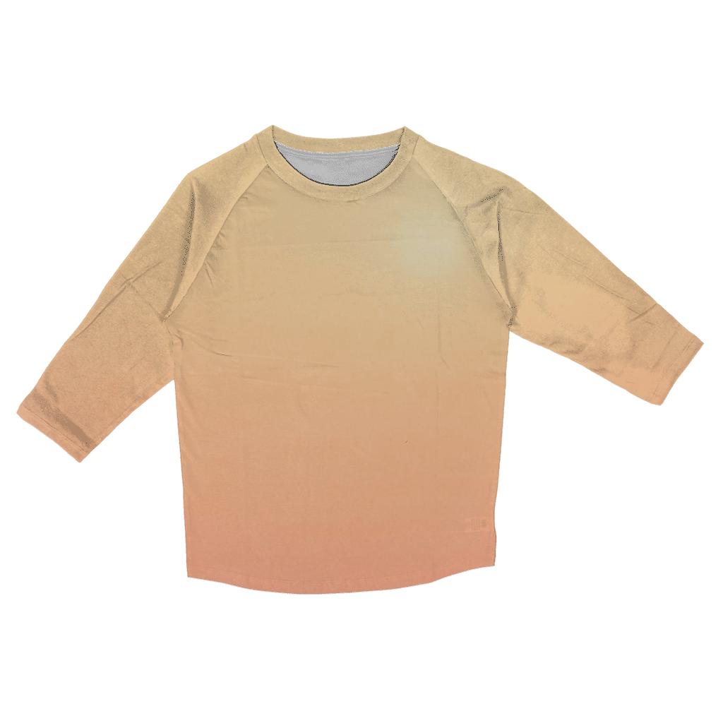 Solar Peach Mirage designer 3/4 sleeve blouses