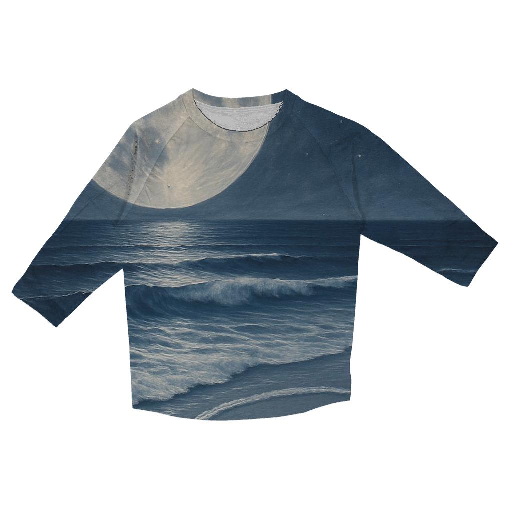 Cancer Tidal Moon Sanctuary personalized 3/4 sleeve tees