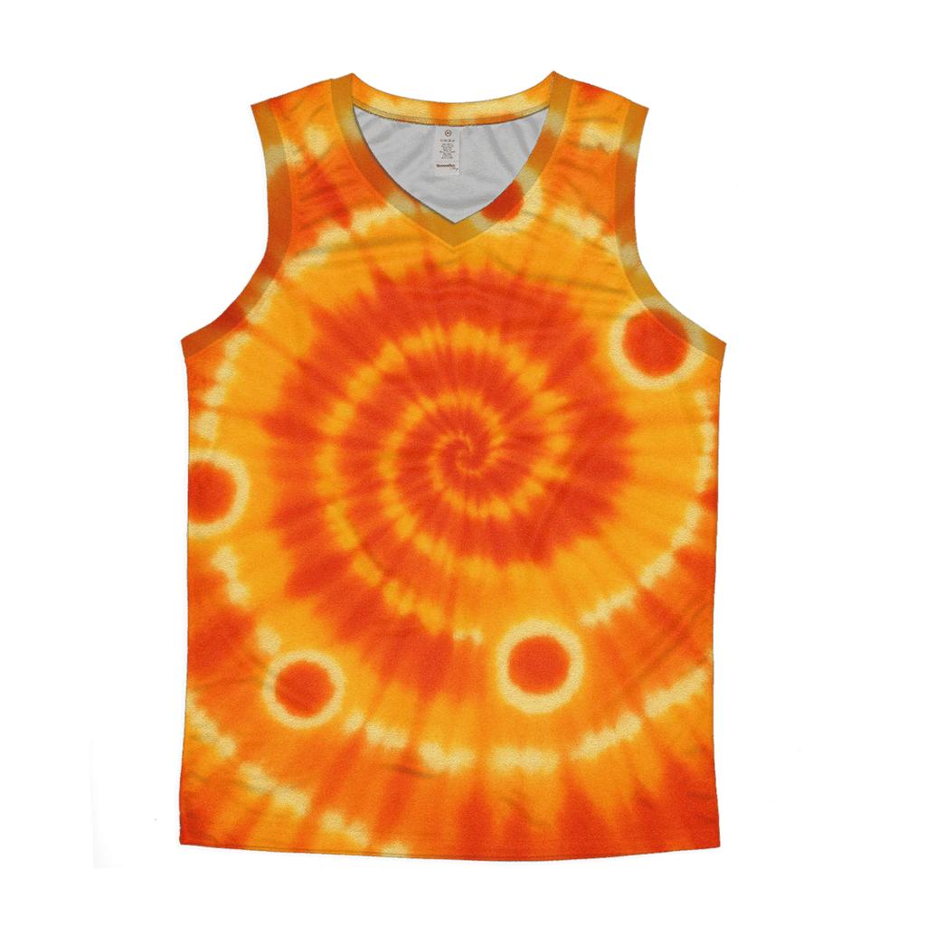 Solar Flare Spiral Bullseye Fusion sports performance tank tops