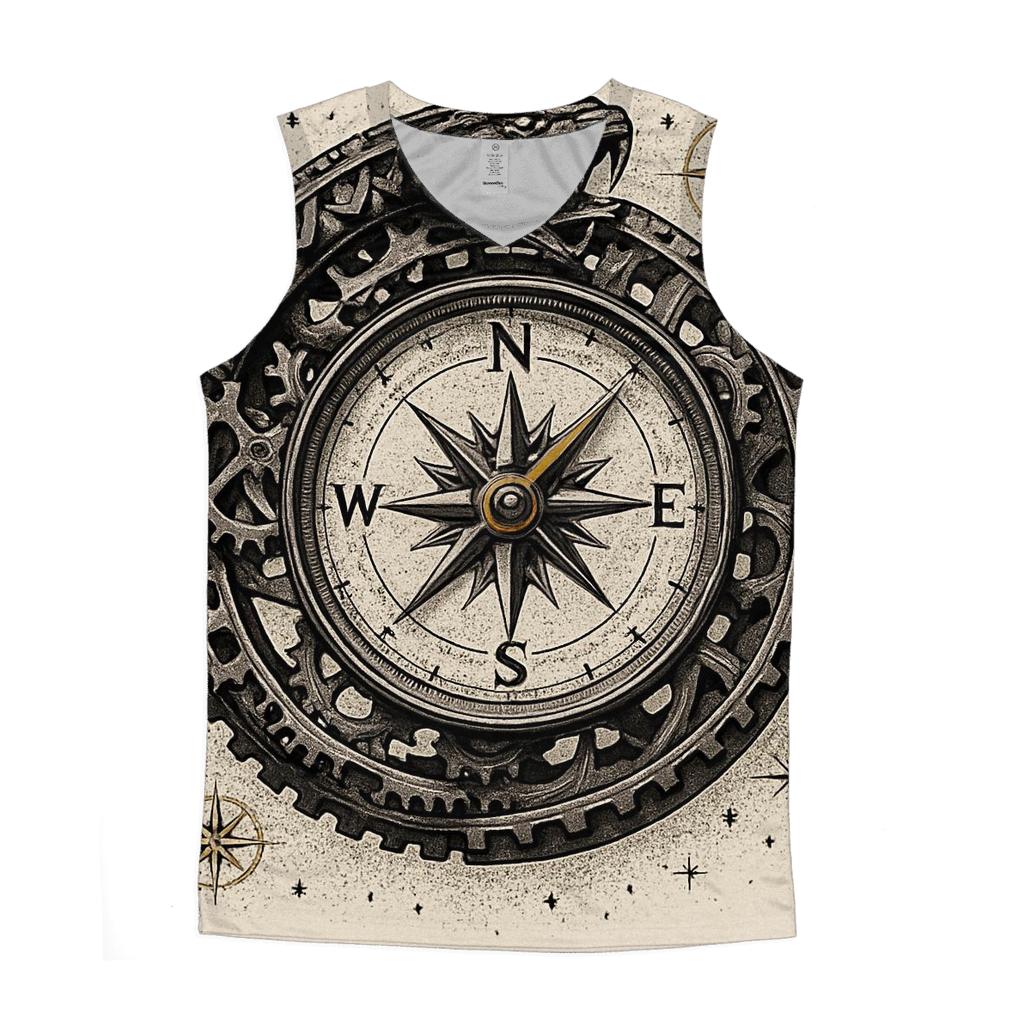 Clockwork Ouroboros Compass designer workout tanks