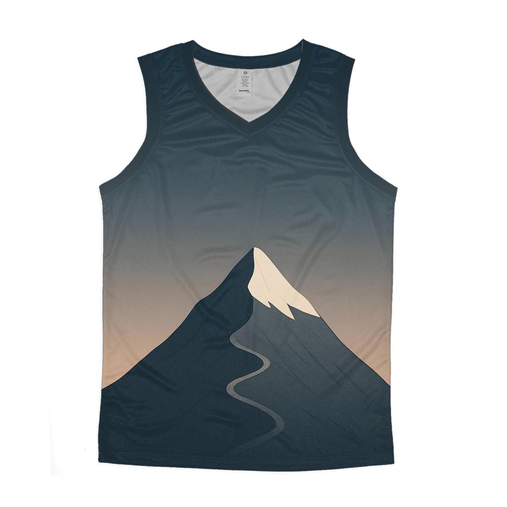 Mountain Of Quiet Resolve personalized athletic tanks