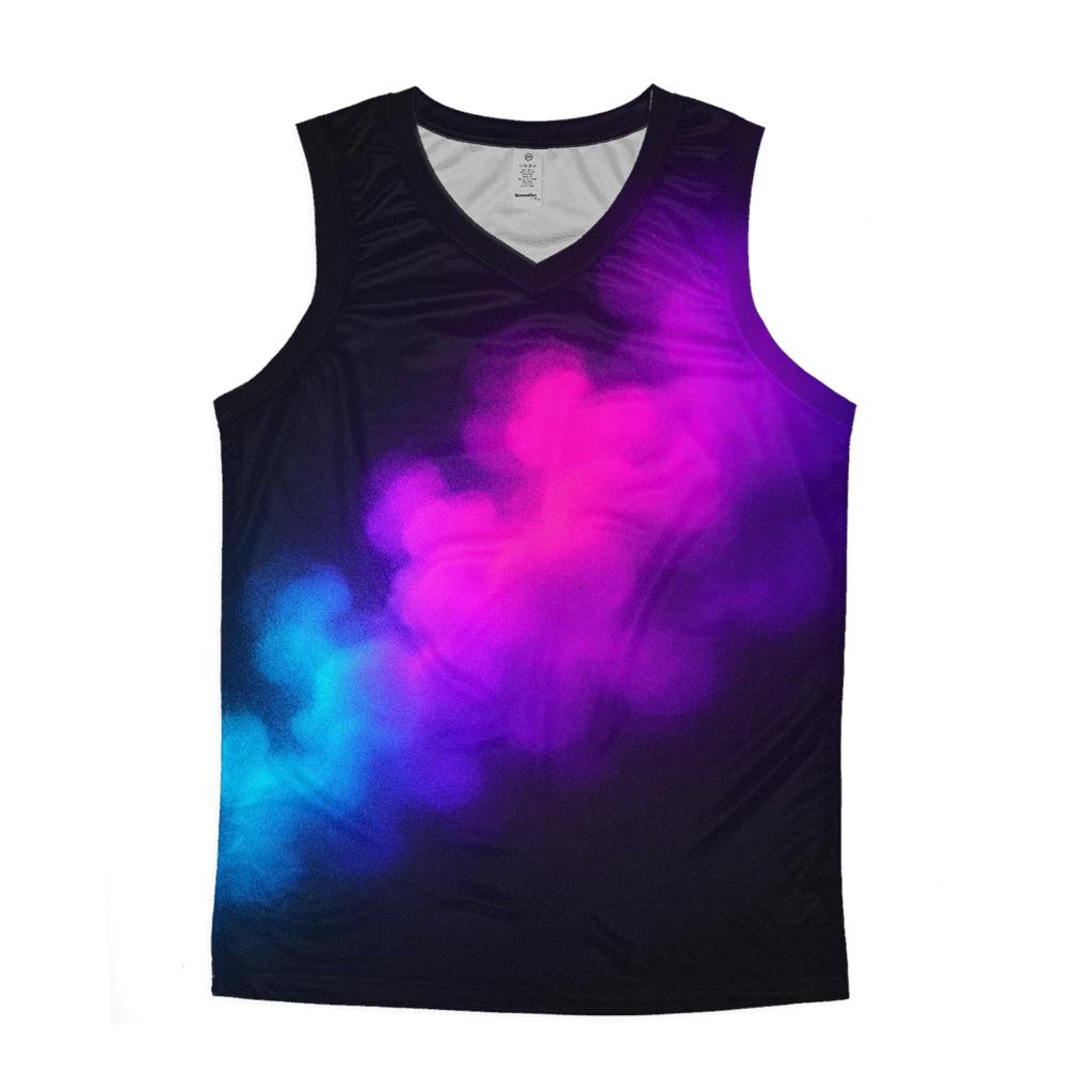 Neon Mist Overdrive trendy fitted tank tops