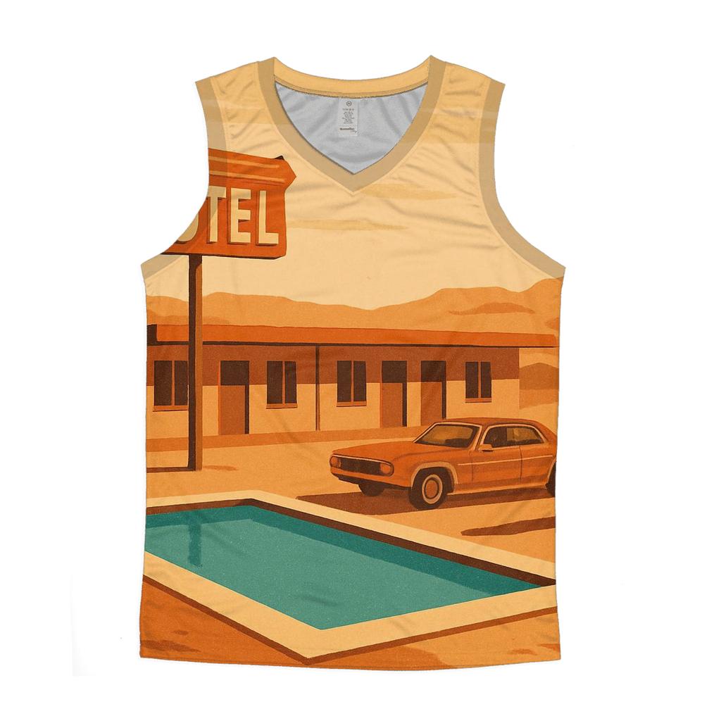 Desert Mirage Road Motel cotton sleeveless tops