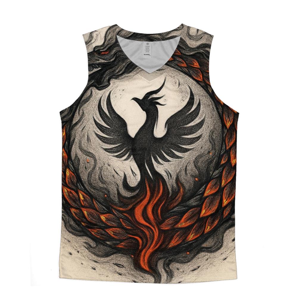 Phoenix Ash Ouroboros designer workout tanks