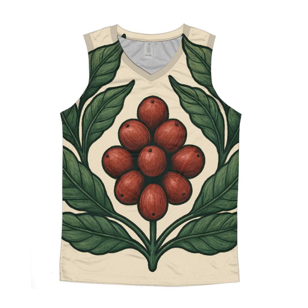 Leaf And Cherry Crest casual summer tank tops