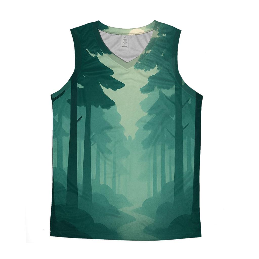 Silent Forest Sanctuary casual summer tank tops