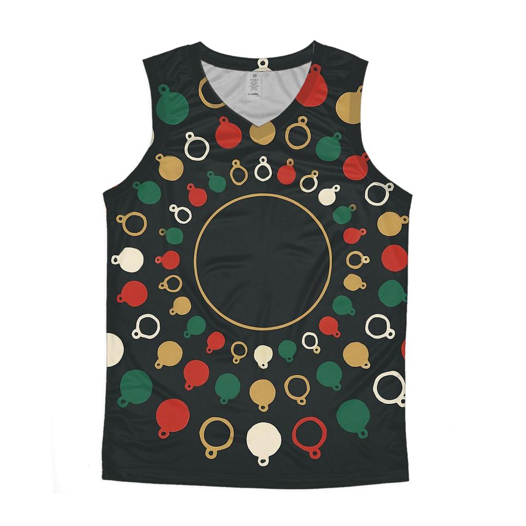 Ornament Ring Minimal Mandala cotton sleeveless tops