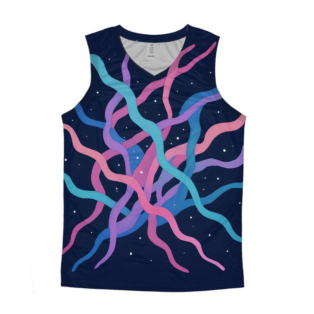 Nebula Filament Tangle Panel custom tank tops