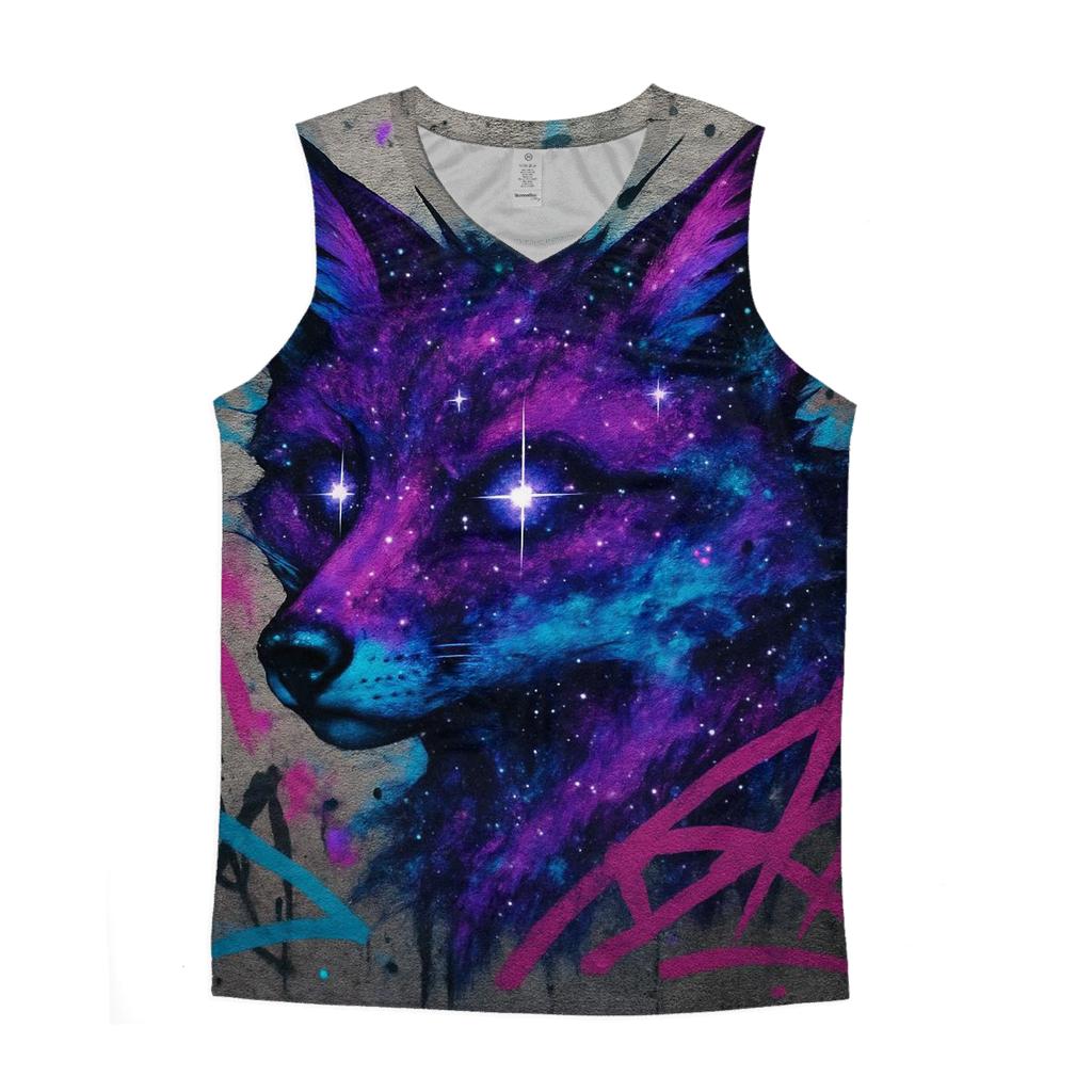 Galactic Street Graffiti Fox custom tank tops