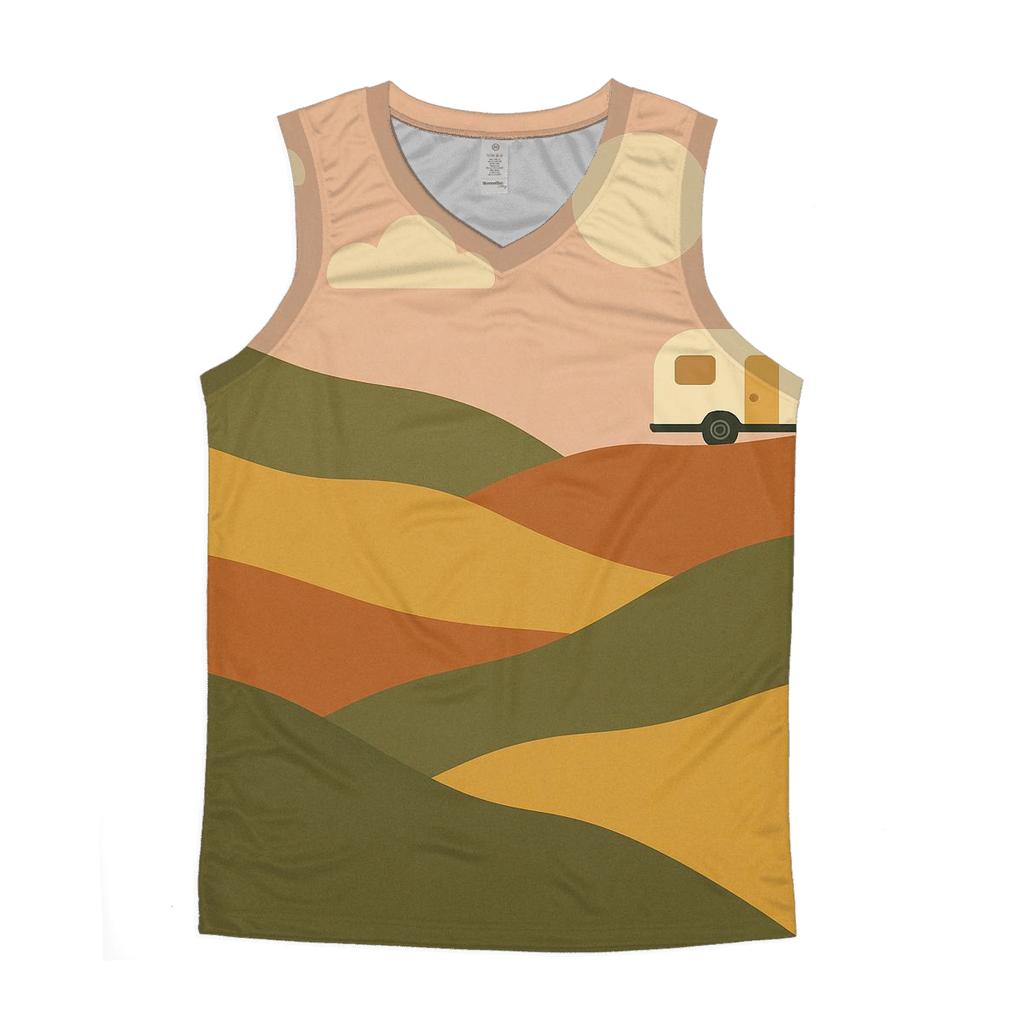 Hillside Caravan Escape designer workout tanks