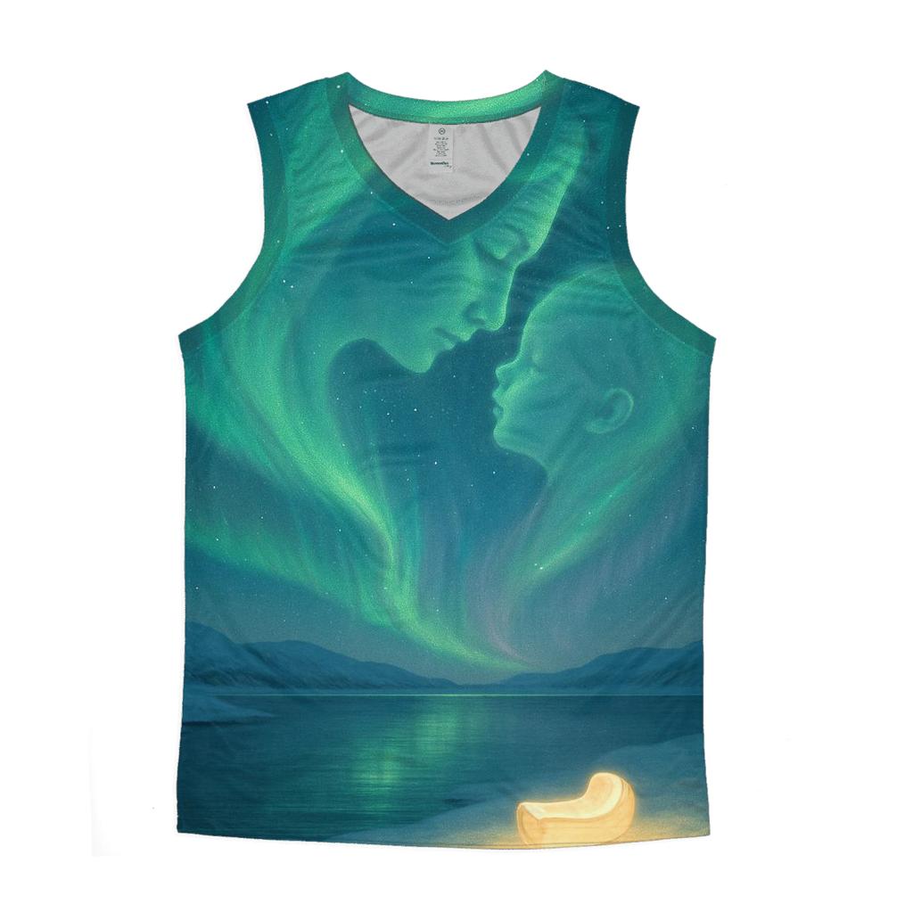 Aurora Over The Cradle Of Memory sports performance tank tops