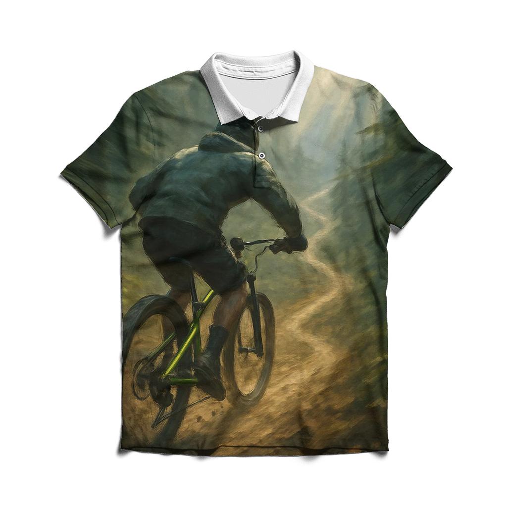 Mountain Bike Forest Descent classic pique polos