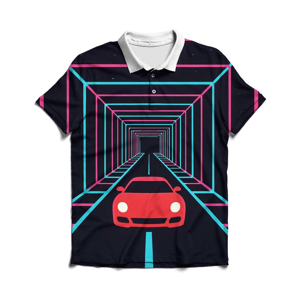 Vapor Tunnel Drive stylish collar polo tees