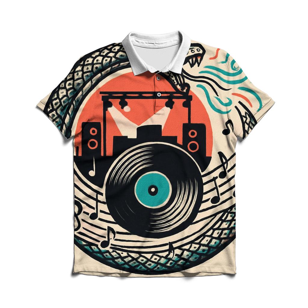 Music Of The Serpent Circle premium cotton polo shirts