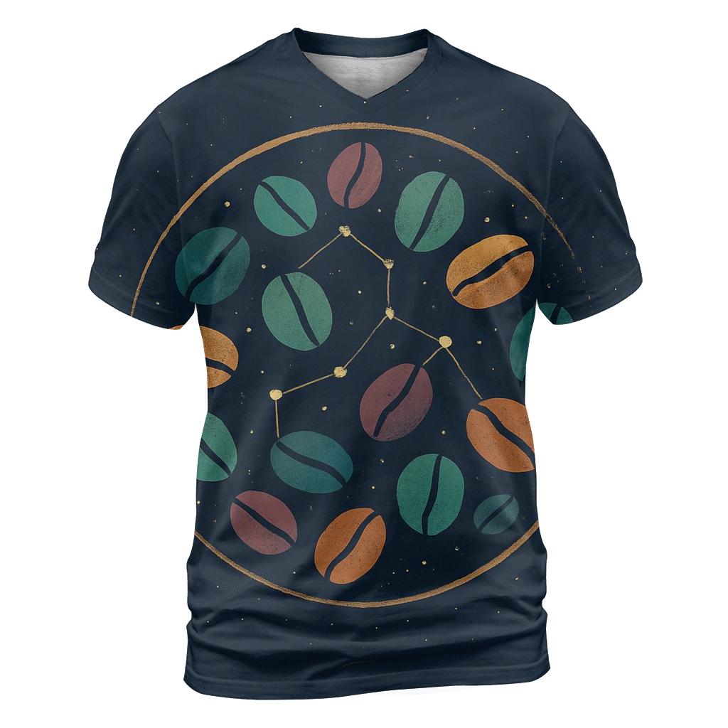 Midnight Bean Constellation statement graphic shirts