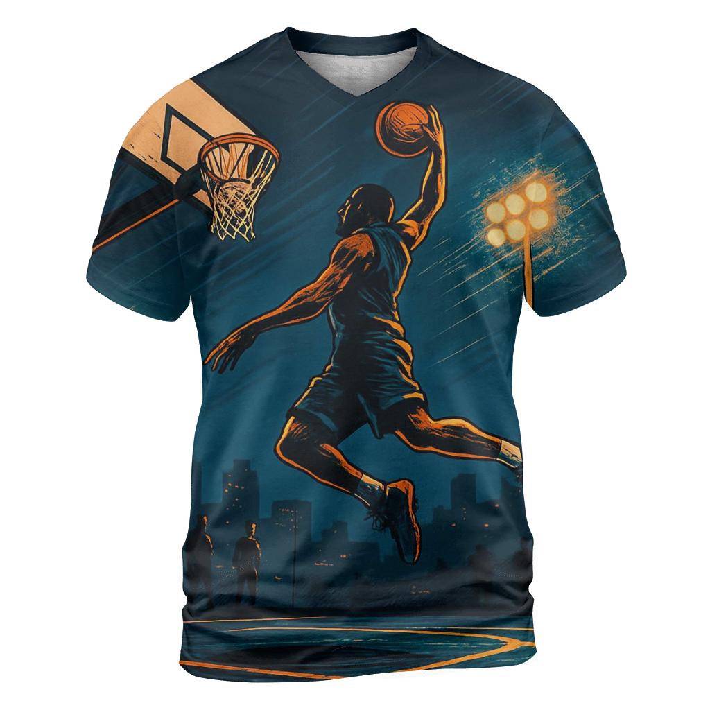 Midnight Street Basketball Clash unique graphic print tees