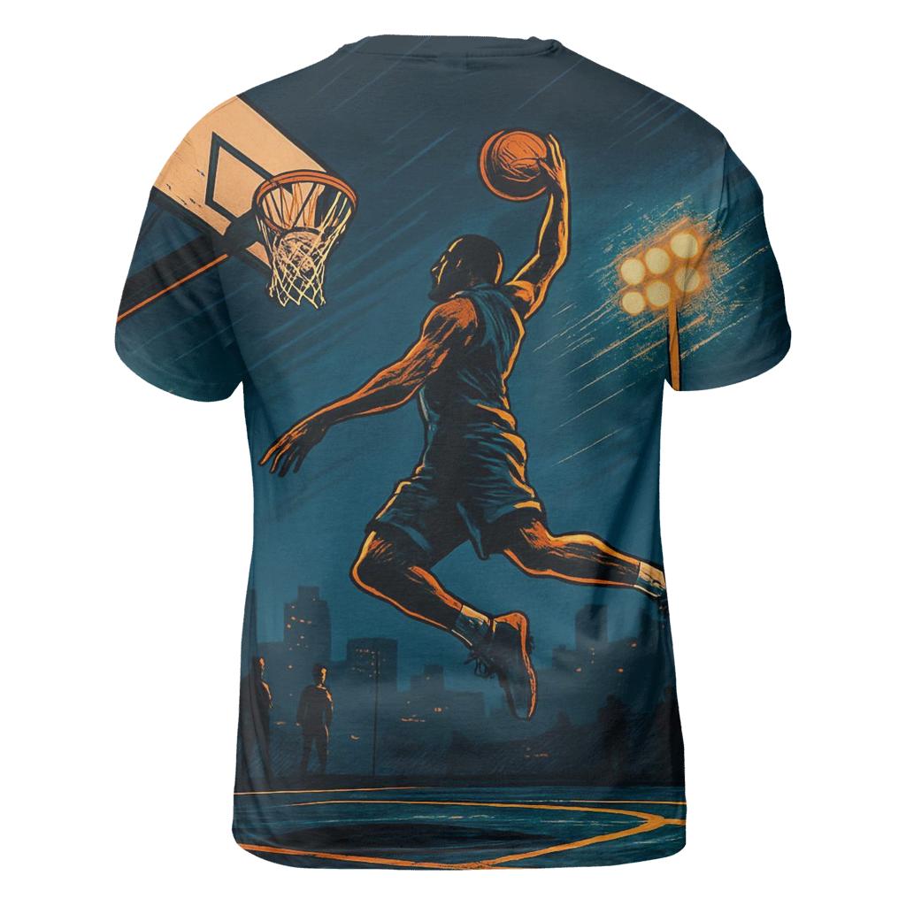 Midnight Street Basketball Clash unique graphic print tees