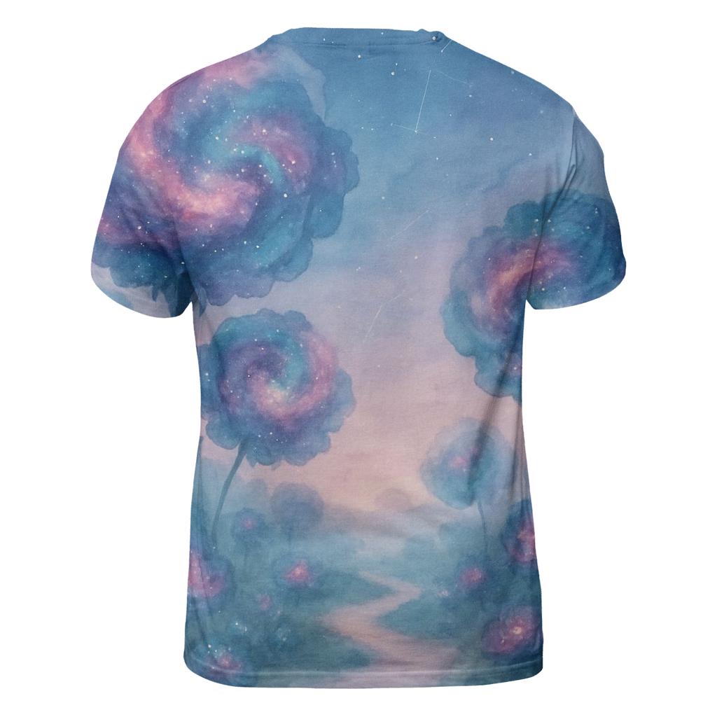Nebula Bloom Garden custom all-over print shirts